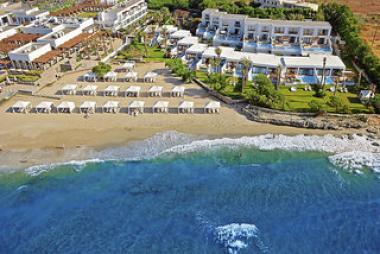 Pohled na hotel Grecotel Amirandes, Gouves