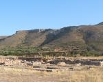 Krétské vykopávky archeologického města Rousolakos