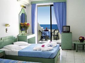 Vybavení pokoje v hotelu Adele Beach na Krétě