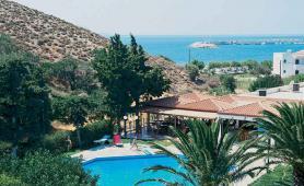 Pohled z hotel Irini Mare v letovisku Agia Galini