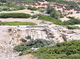 Kréta - antické vykopávky města Itanos