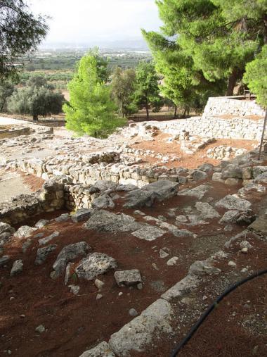 Pozůstatky minojského paláce Agia Triada
