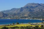 Krétské pobřeží - Stavroménos, s pohledem na hory