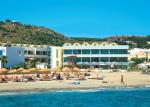 Pohled na hotel a pláž - hotel Thalassa Beach Resort, Agia Marina